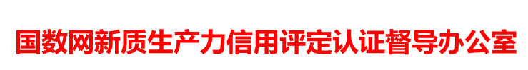 国数网新质生产力信用评定认证督导办公室